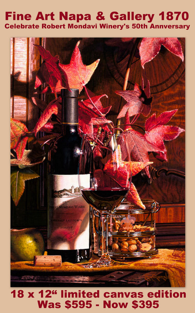 Gallery 1870 and Fine Art Napa celebrate Robert Mondavi Winery's 50th anniversary