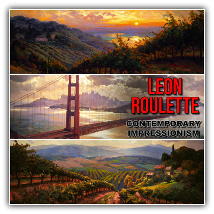 Leon Roulette Contemporary Impressionism Artwork