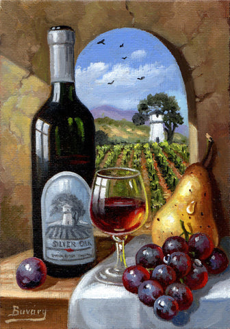 Napa Valley oil paintings by Imre Buvary