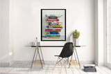 The Games of Life painting of board games by Gail Chandler