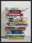 The Games of Life by Gail Chandler - In black Float Frame