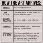 How the artwork arrives - JT Vegar