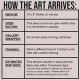 How the artwork arrives - JT Vegar