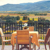 Lunch at Auberge artwork by Susan Hoehn depicts Auberge Du Soleil