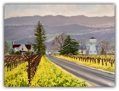 Mustard Season in the Valley by Susan Hoehn