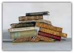 Shakes With Fries Shakespeare book painting by Gail Chandler