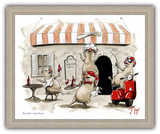 Smoked Prosciutto whimsical pig art by JT Vegar