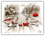 Abbey Twa" Pig Art by JT Vegar