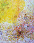 How a Flower Attracts a Pollinator Mixed Media on Canvas 60x48"