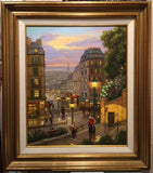 May in Paris - 24x20/32x28 Framed - Original