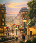 May in Paris - 24x20/32x28 Framed - Original