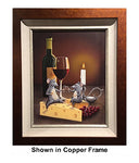 When the Cat's Away...The Mice Will Play by Patrick O'Rourke - copper frame