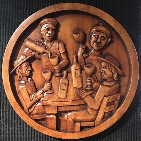 Pisanos woodcarving by master woodcarver Wyckoff