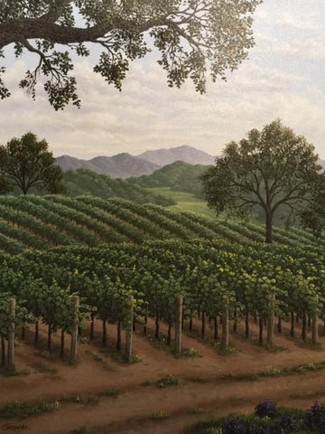 Springtime in Napa Hills Original