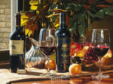 Up for Discussion by artist Eric Christensen featuring the Duckhorn wines.  View pricing here.