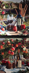 Vertical rendition of A Cake Walk diptych by Watercolor Master Eric Christensen