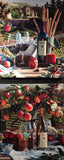 Vertical rendition of A Cake Walk diptych by Watercolor Master Eric Christensen